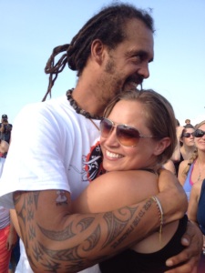 Michael Franti is an amazing musician, philanthropist AND he gives great hugs.